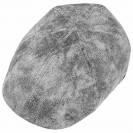 Texas Pigskin Leather Cap Gray - Stetson