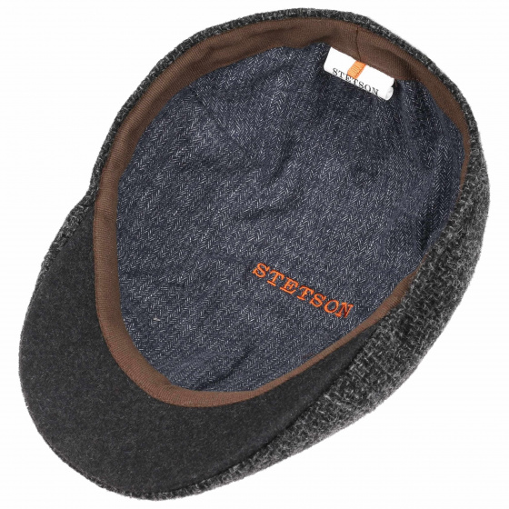 Casquette Texas Brushed laine Grise - Stetson Casquette Texas Brushed laine Grise - Stetson