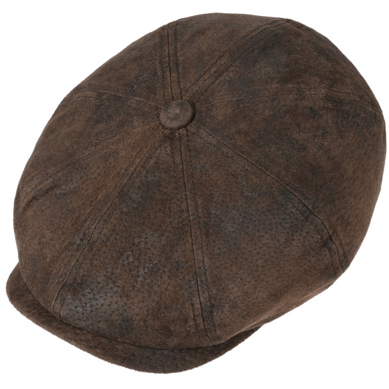 Casquette Hatteras Cuir Marron stetson Casquette Hatteras Cuir Marron stetson