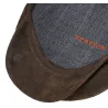 casquette hatteras cuir barnum stetson marron Reference : 2446 | Chapellerie Traclet