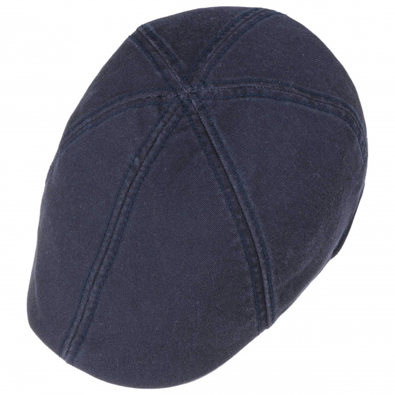 Navy Blue Cotton Texas Cap - Stetson Navy Blue Cotton Texas Cap - Stetson