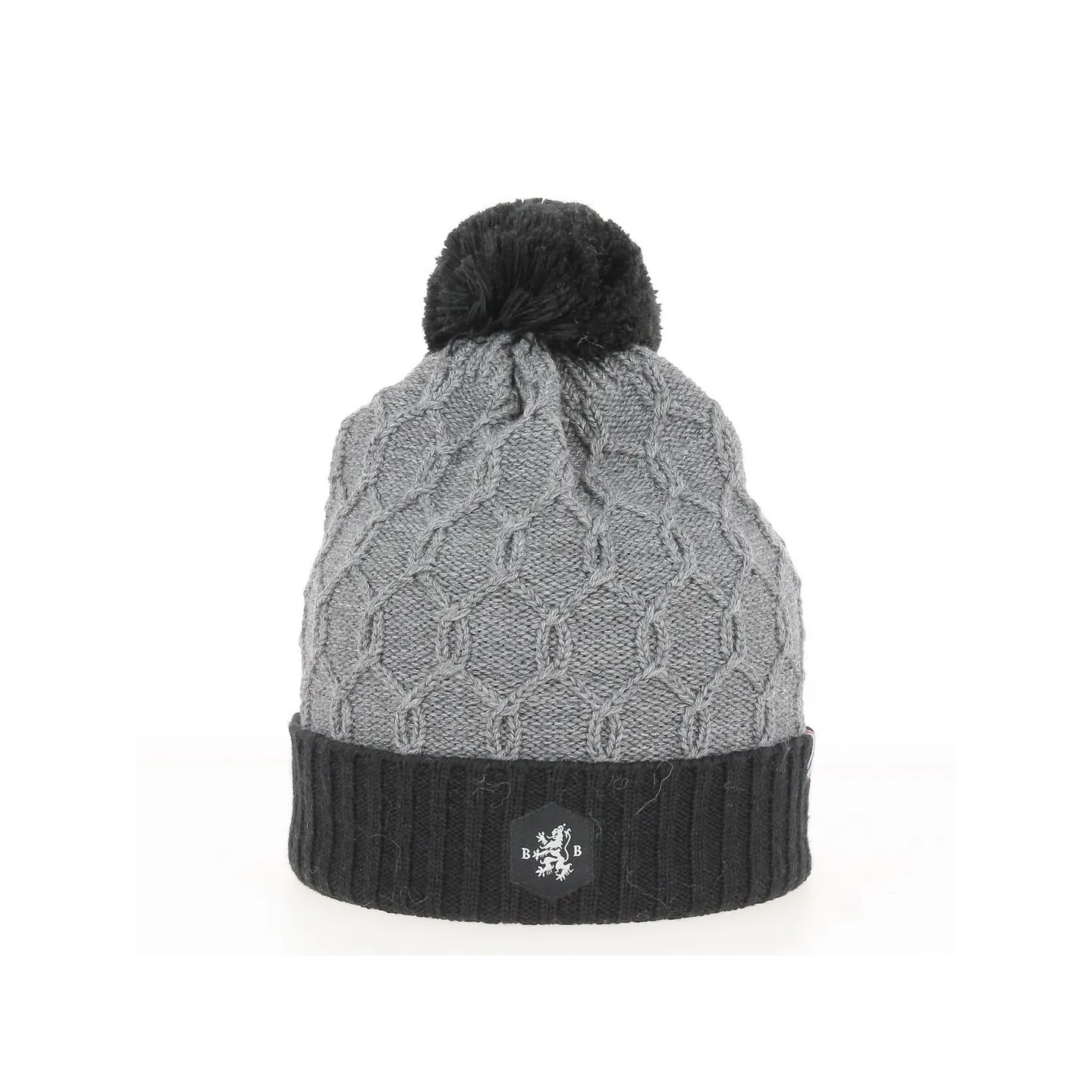 Ouessant Grey - White Bonnet Pompon