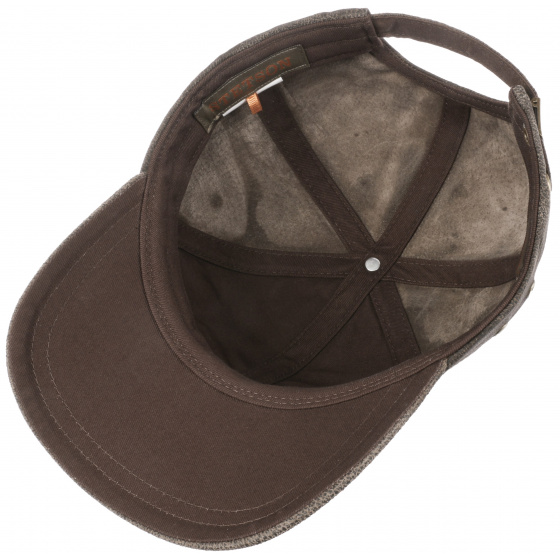 Casquette Baseball Cuir liberty Marron Stetson Casquette Baseball Cuir liberty Marron Stetson