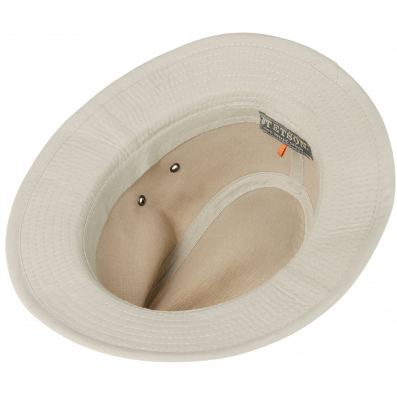 Virginia Organic Cotton Traveller Hat Beige UPF40+ -Stetson Virginia Organic Cotton Traveller Hat Beige UPF40+ -Stetson