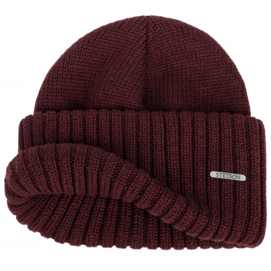 Northport Burgundy Beanie - Stetson