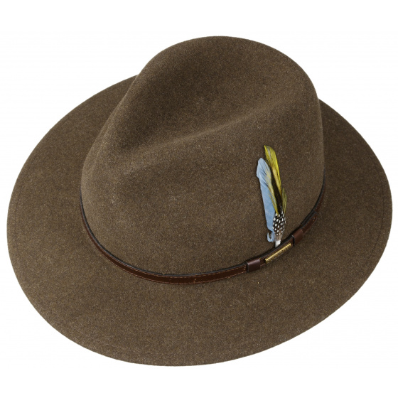 Chapeau Traveller Vitafelt Newberg Marron - Stetson