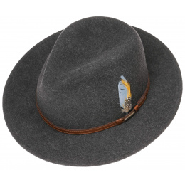 Traveller Hat Vitafelt Newberg Black Heather - Stetson