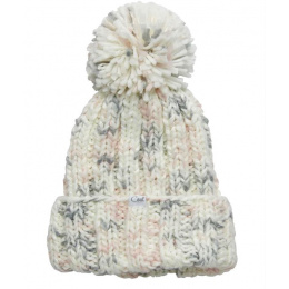 The Opal pompom hat - Coal