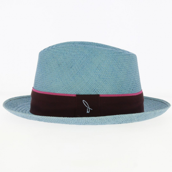 Trilby Panama Hat Blue - Traclet
