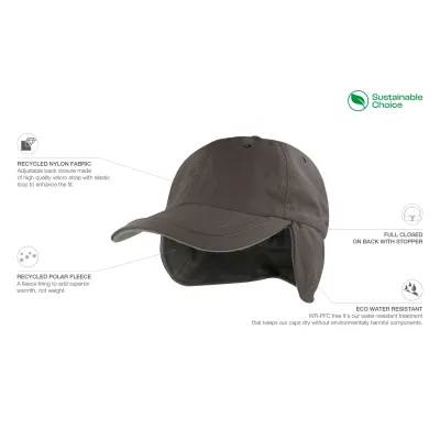 Waterproof Baseball Cap with Ear Flaps - Traclet Reference: 7087 | Traclet Hat Shop