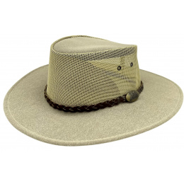 Traveller Suede Breezer Explorer Sand Hat - Jacaru