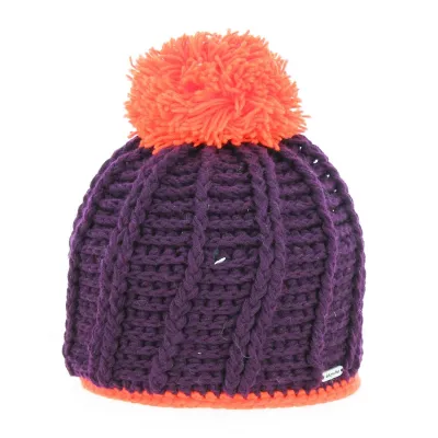 Bonnet Acrylique Violet et Orange - Capcho