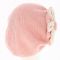 Irma pink cotton beret - BeBeret