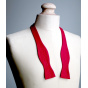 Garnet Red Linen Bow Tie - Le Coq En Pap