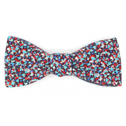 Nœud Papillon  Fleuri Liberty Réversible - Le Coq En Pap