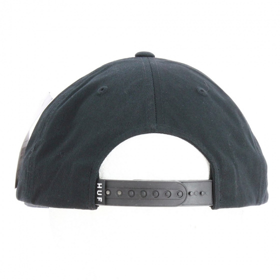 Snapback Cap Good luck Cotton Black - Huf