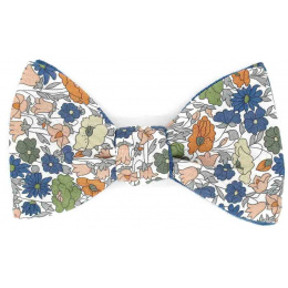 Poppy Reversible Flowered Bow Tie - Le Coq En Pap