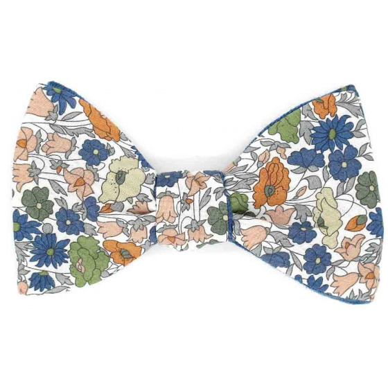 Poppy Reversible Flowered Bow Tie - Le Coq En Pap