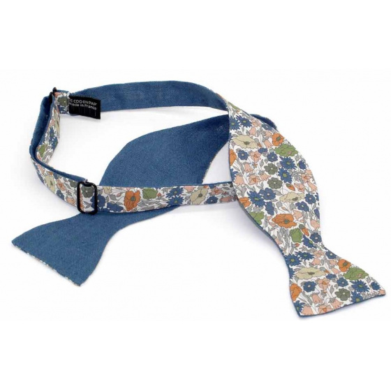 Nœud Papillon Fleuri Poppy Réversible - Le Coq En Pap Nœud Papillon Fleuri Poppy Réversible - Le Coq En Pap