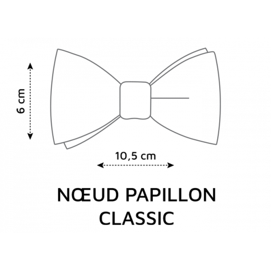 Reversible Poppy Floral Bow Tie - Le Coq En Pap