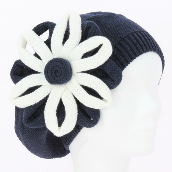 Irma Cotton Flower Beret - BeBeret