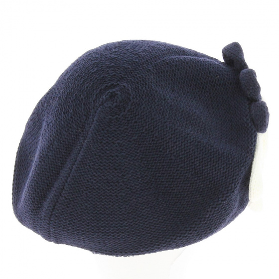 Leila Cotton Flower Beret - BeBeret