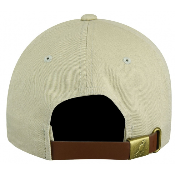 Washed Baseball Cotton Cap in Beige - Kangol
