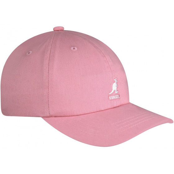 Washed Baseball Cap Cotton Pink - Kangol