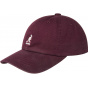Washed Baseball Cap Cotton Bordeaux - Kangol