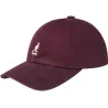 Washed Baseball Cap Cotton Bordeaux - Kangol