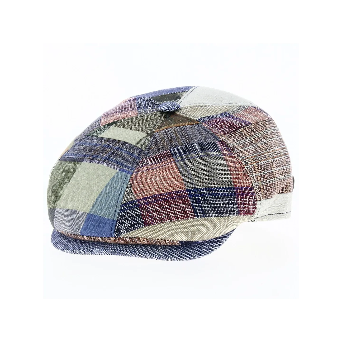 Linen and Cotton Patchwork Cap - MTM