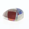 Linen and Cotton Patchwork Cap - MTM Reference: 15528 | Chapellerie Traclet