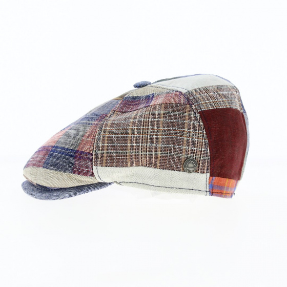 Linen and Cotton Patchwork Cap - MTM