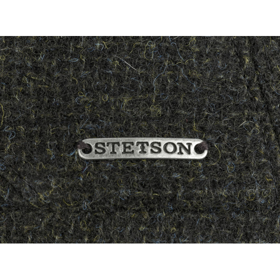 Casquette Belfast Castle Laine Vert Noir Chiné - Stetson Casquette Belfast Castle Laine Vert Noir Chiné - Stetson