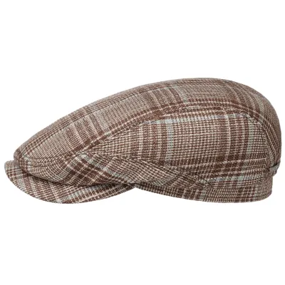 Wool & Silk Driver Flat Cap - Stetson Reference: 17734 | Traclet Hat Shop