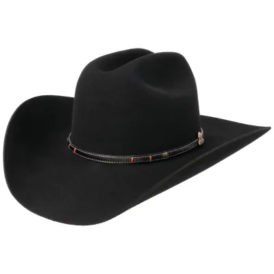 Chapeau Powder River 4X Feutre Poil Noir - Stetson
