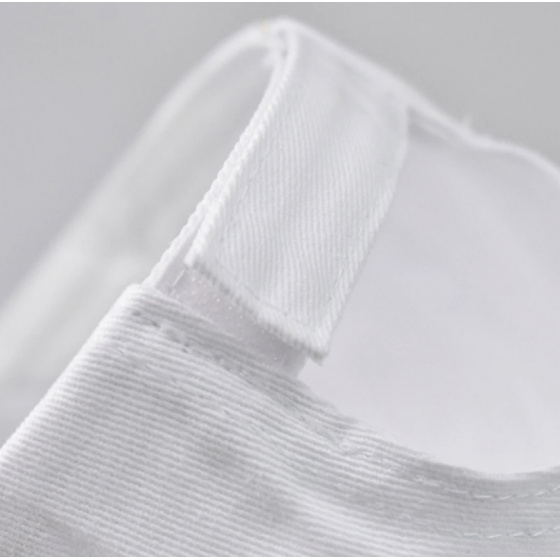 Casquette Baseball Capitaine Coton Blanc - Traclet