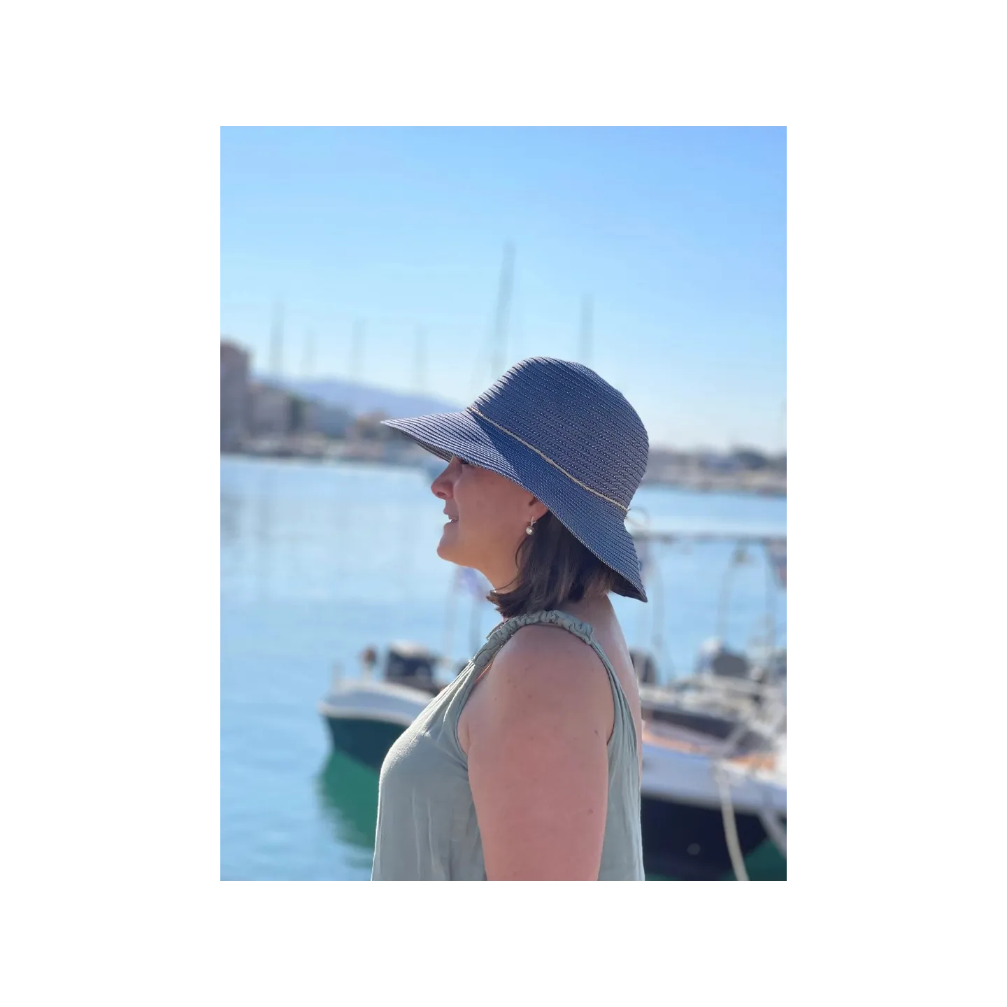 Capeline wash n' wear Polyester Suede - Rigon headwear Reference : 6919 | Chapellerie Traclet
