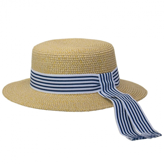 Venezia Polyester straw hat UPF 50+- Traclet
