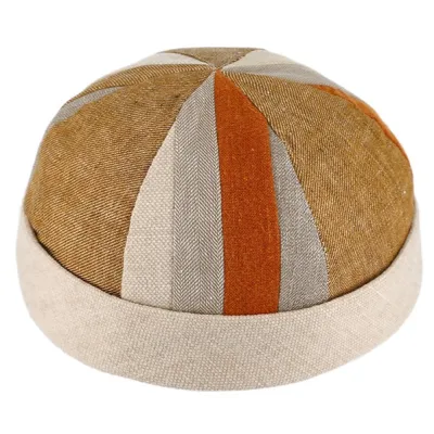 Docker Beanie Patchwork Cotton & Linen - Traclet Reference: 17746 | Traclet Hat Shop