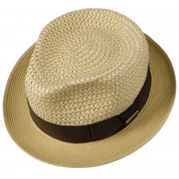 Chapeau Trilby Arklow Coton & Viscose Naturel - Stetson