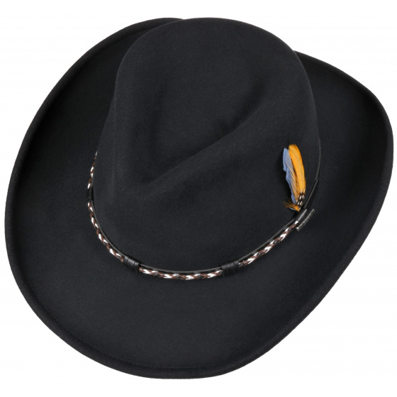 Chapeau Western Amasa Noir - Stetson