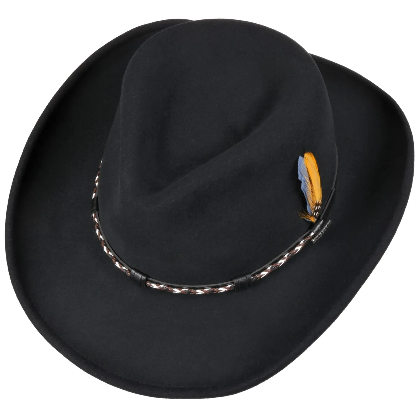 chapeau stetston amasa noir - boutique stetson Reference : 4769 | Chapellerie Traclet