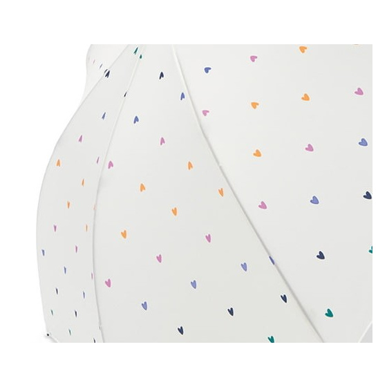 Mini Love Umbrella with White Heart Print - Esprit