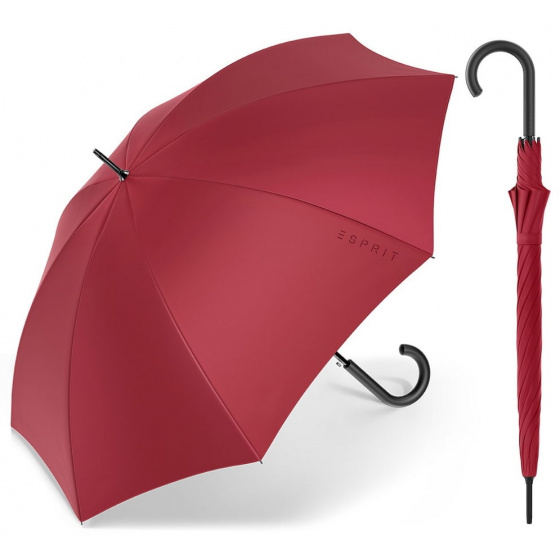 Parapluie Canne Long Rouge - Esprit