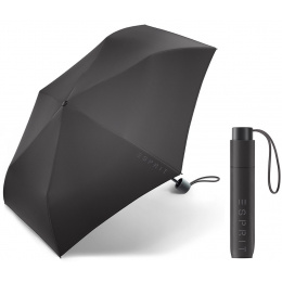 Black Mini Slim Umbrella - Esprit