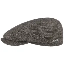 Casquette Belfast Herringbone Laine Marron - Stetson