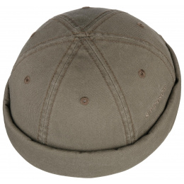 Khaki Cotton Docker Beanie Ocala - Stetson