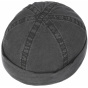 Black Organic Cotton Washed Docker Beanie - Stetson