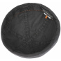 Docker Hat Washed Organic Cotton Black - Stetson